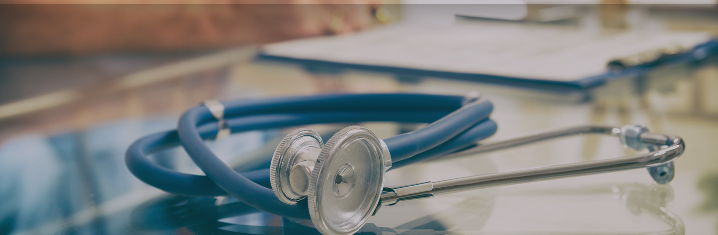 Close up of stethescope.